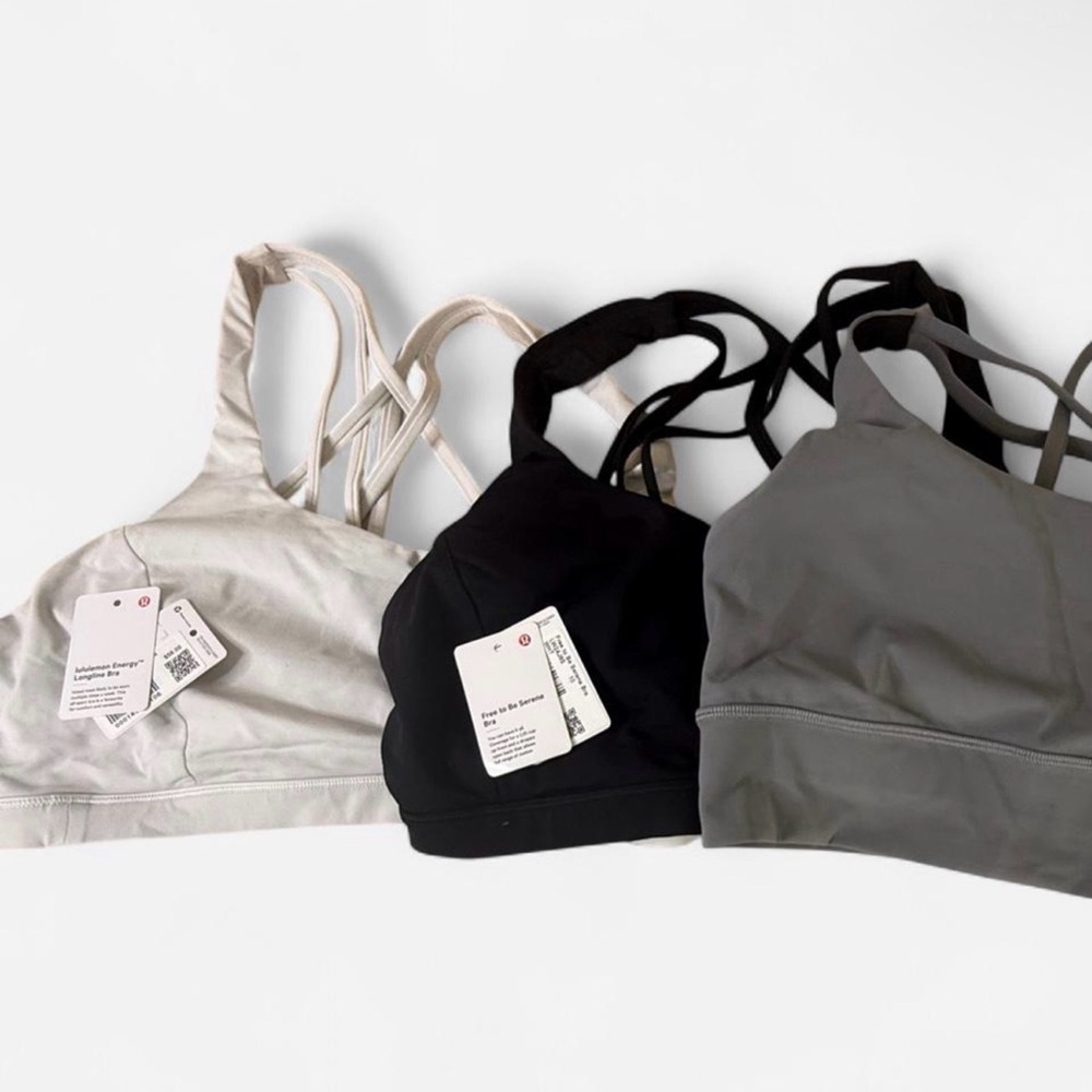 NWT Lululemon Energy Longline Bra Set